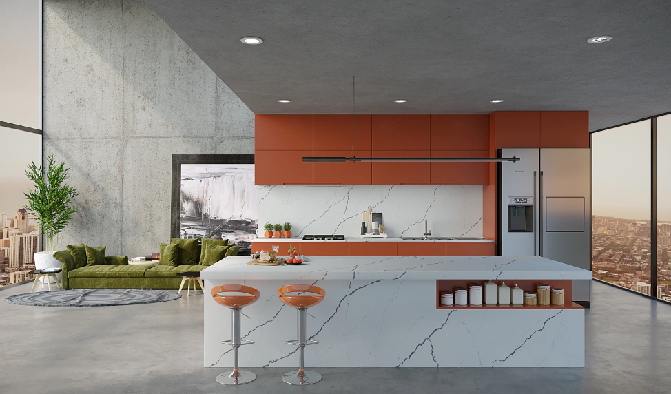 kitchen remodel rendering